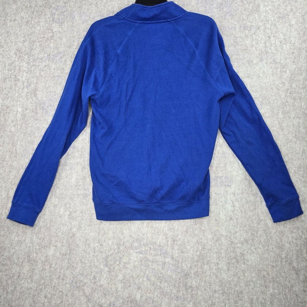 American Eagle Blue Quarter Zip Athletic Pullover - Picture 2 of 8